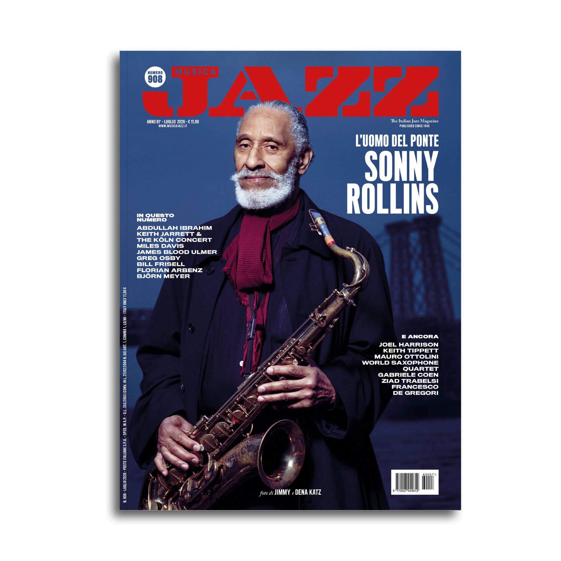 Musica Jazz luglio 2026 Sonny Rollins