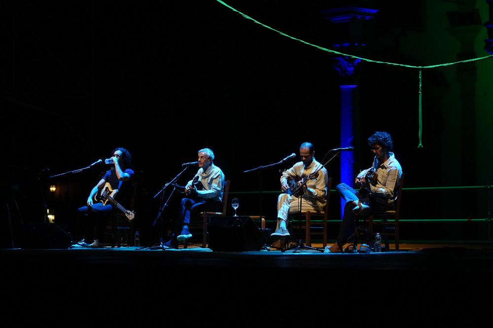 Caetano, Moreno, Zeca e Tom Veloso