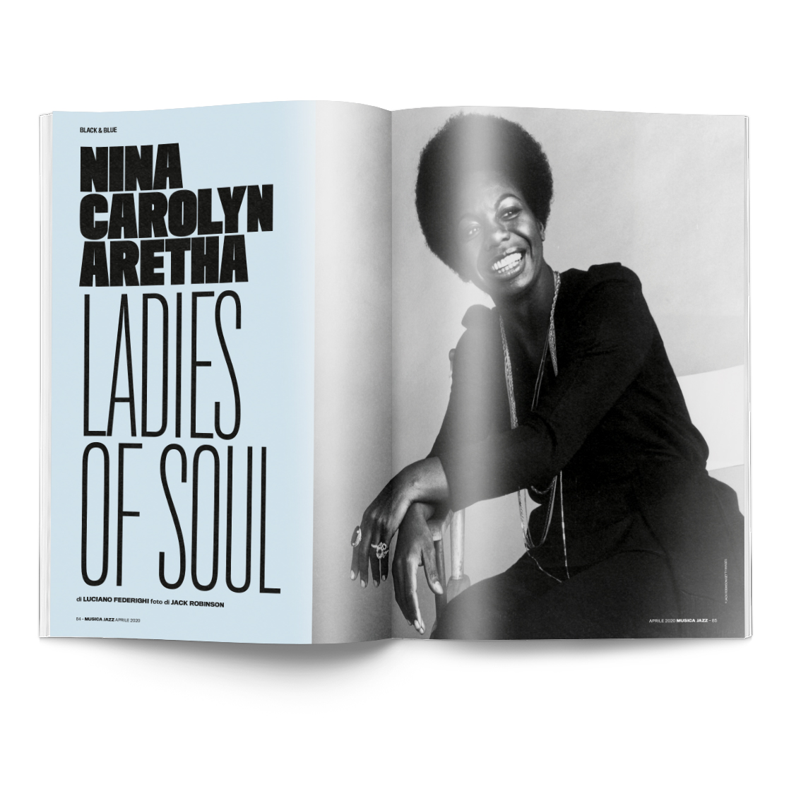 doppia su Nina Simone, Aretha e Carolyn Franklin 