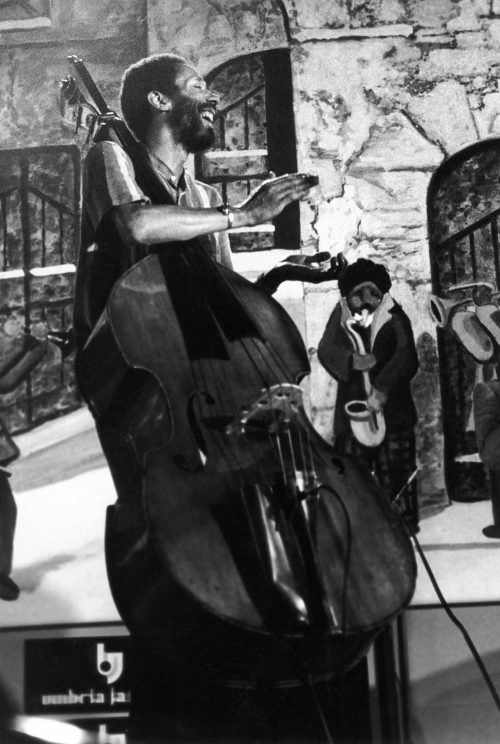 Ron Carter a Umbria Jazz nel 1983 - foto Paola Bensi