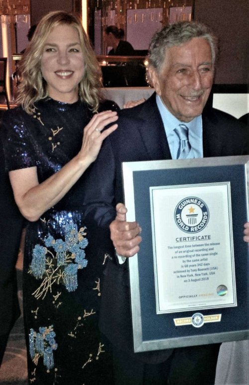 Diana Krall e Tony Bennett alla Rainbow Room (foto di Enzo Capua)