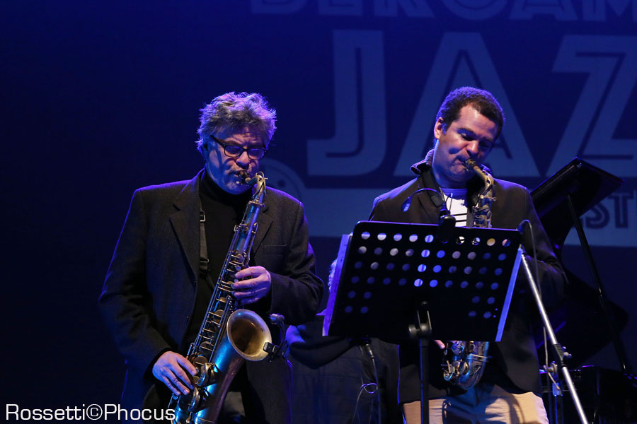 Tino Tracanna e Greg Ward - teatro Creberg - Bergamo Jazz 2018