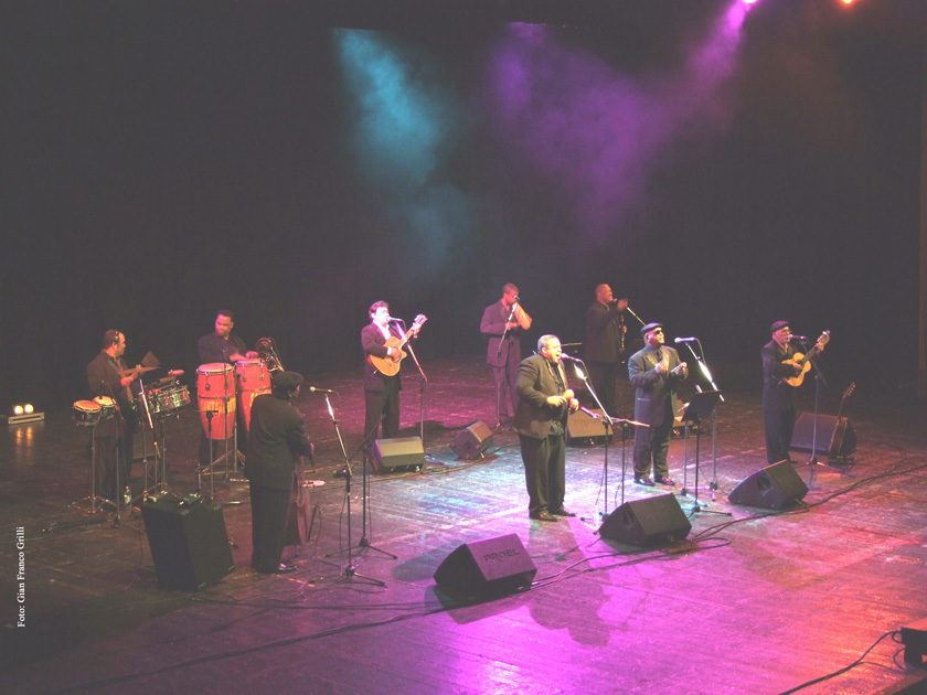 Grupo Compay Segundo - Teatro EuropaAuditorium (BO) 2009 (foto di Gian Franco Grilli)