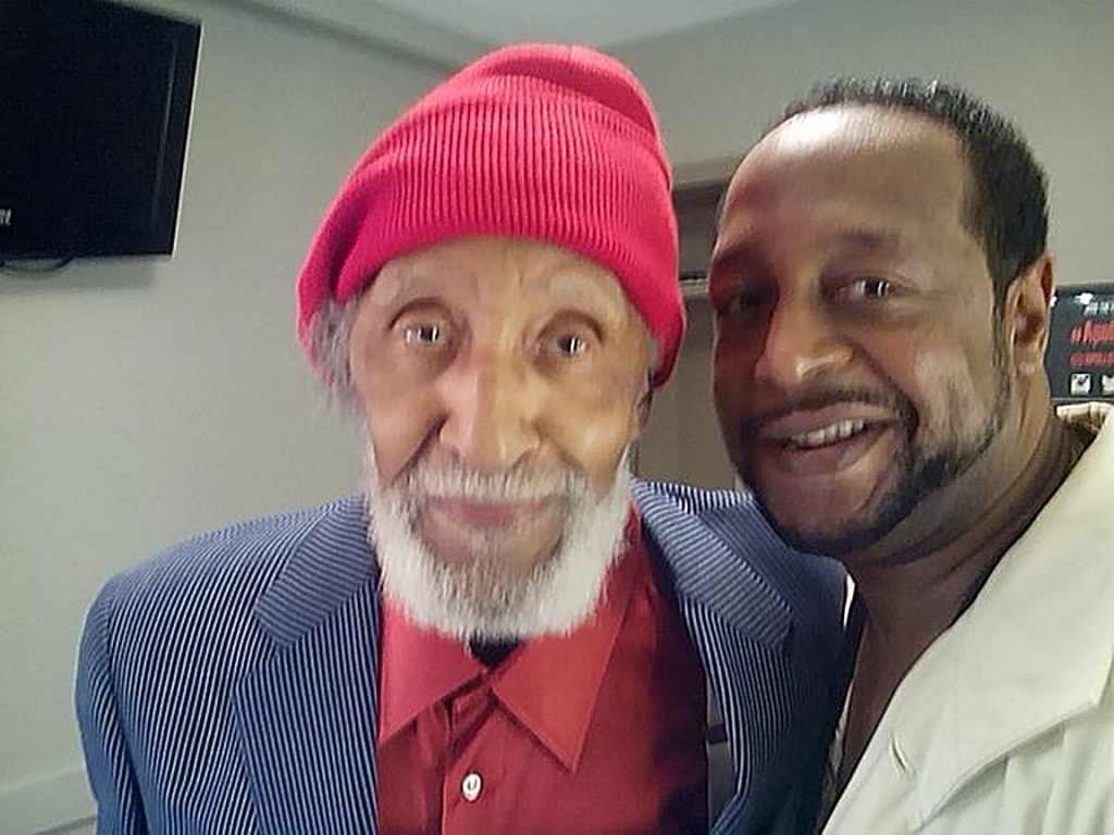 Eric Wyatt con Sonny Rollins, suo padrino di battesimo