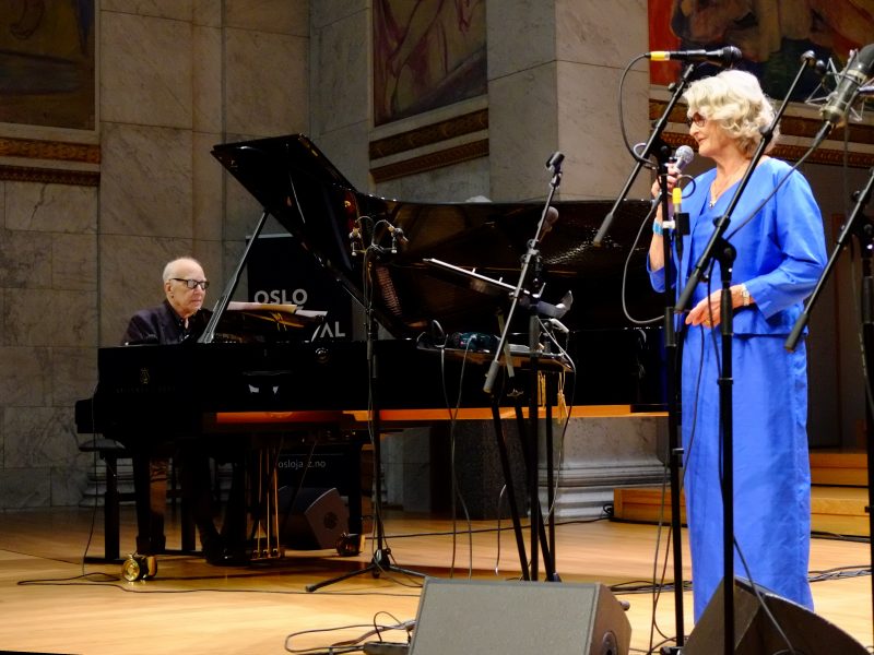 Karin Krog e Steve Kuhn, Oslo Jazz Festival 2017 - foto Francesco Spezia