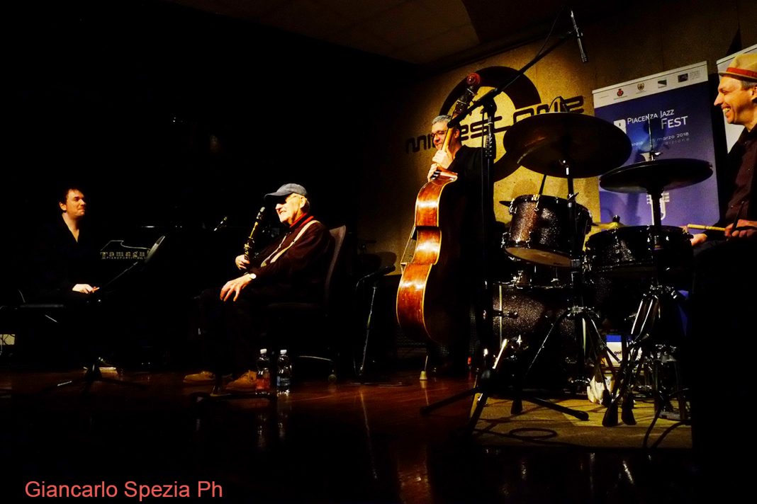 Lee Konitz Quartet Lee Konitz Quartet – Piacenza Jazzfest – 20 marzo 2018