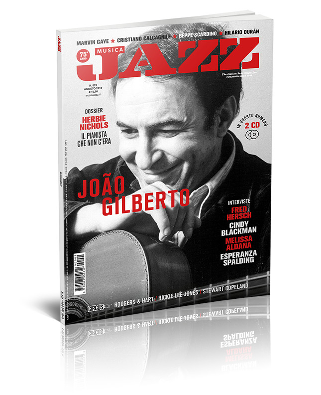 In edicola Musica Jazz di agosto 2019 - João Gilberto cover