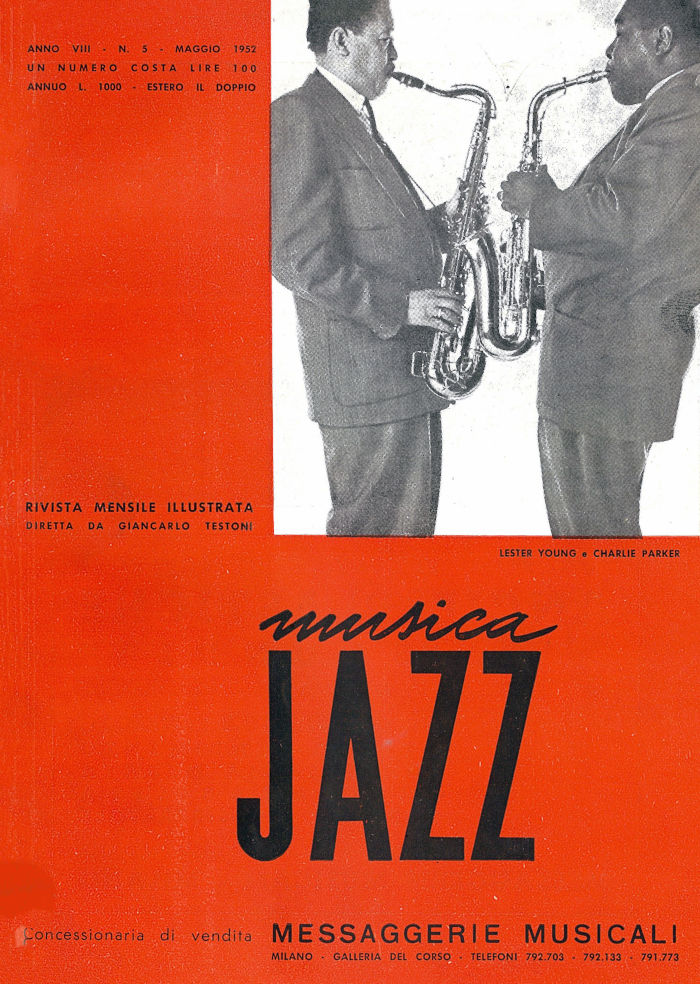 Musica Jazz del maggio 1952 Lester Young e Charlie Parker