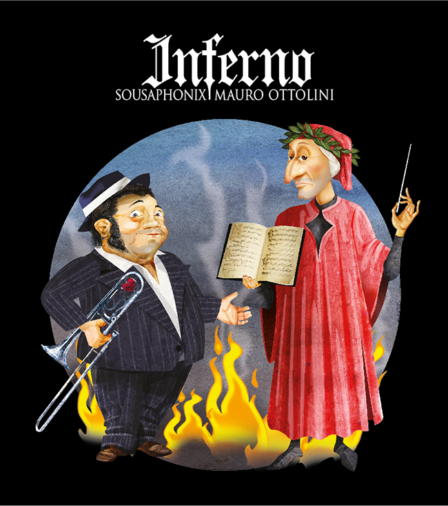 copertina INFERNO Copertina Mauro Ottolini Sousaphonix - Inferno