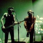 Mike Mills And Michael Stipe On Stage