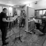 Rec session with Swell Ottaviano Parrini Tononi © Gianni Grossi