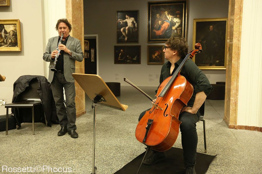 Sclavis-Courtois_8045┬®Rossetti-PHOCUS Louis Sclavis e Vincent Courtois, Accademia Carrara, Bergamo Jazz 2018
