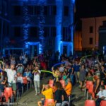 Time in Jazz 2020 – Paolo Fresu tra il pubblico in piazza del Popolo a Berchidda (foto Alessandra Freguja)
