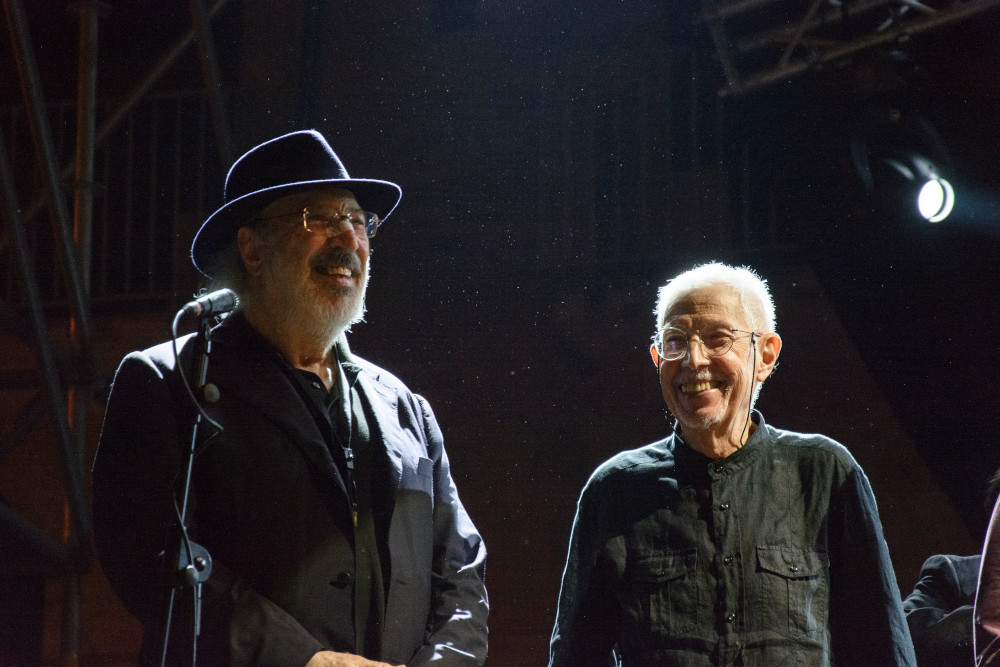 Trovesi e Tommaso (foto di Cinzia Cantatore)