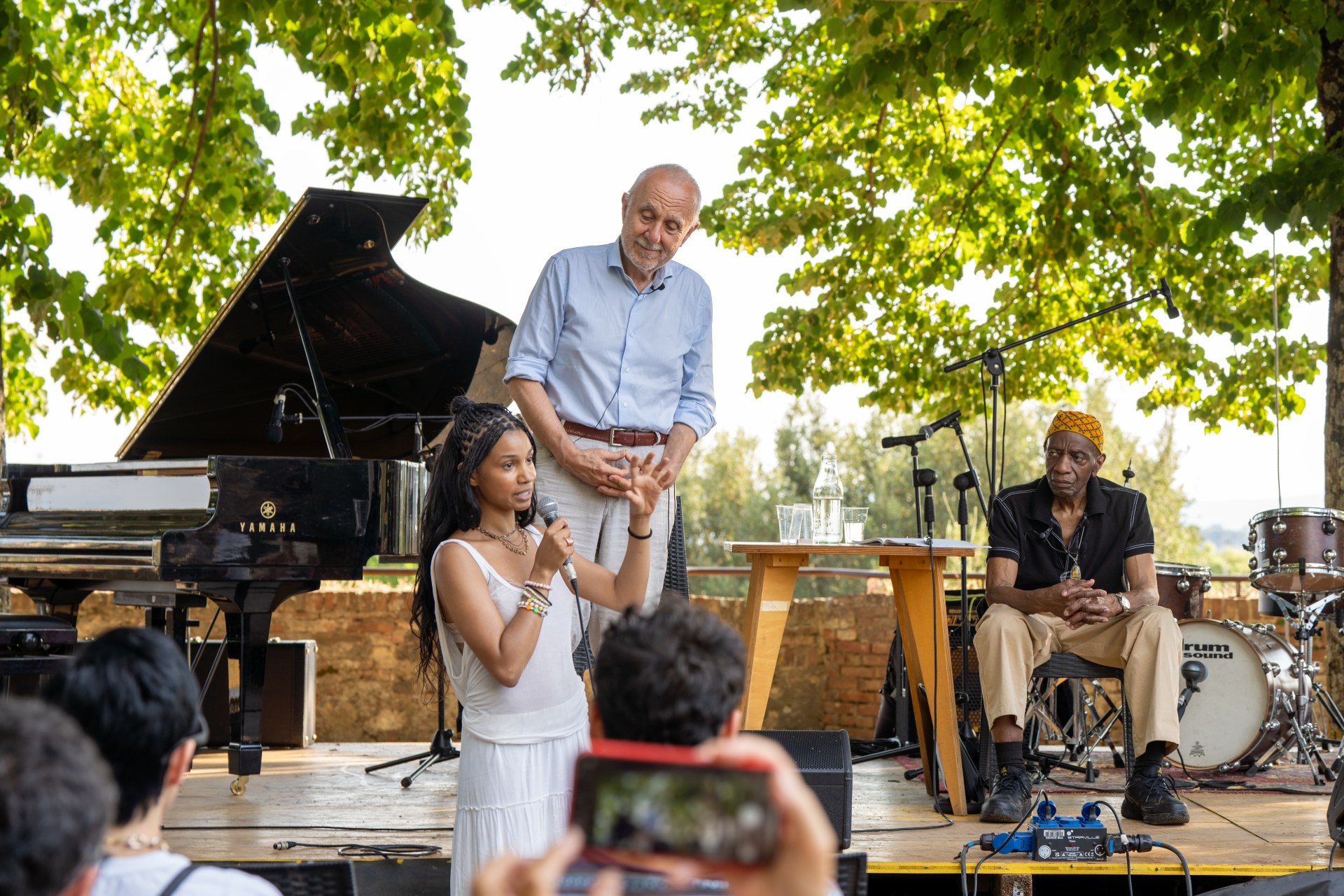 Ayana Workman, Francesco Martinelli, Reggie Workman