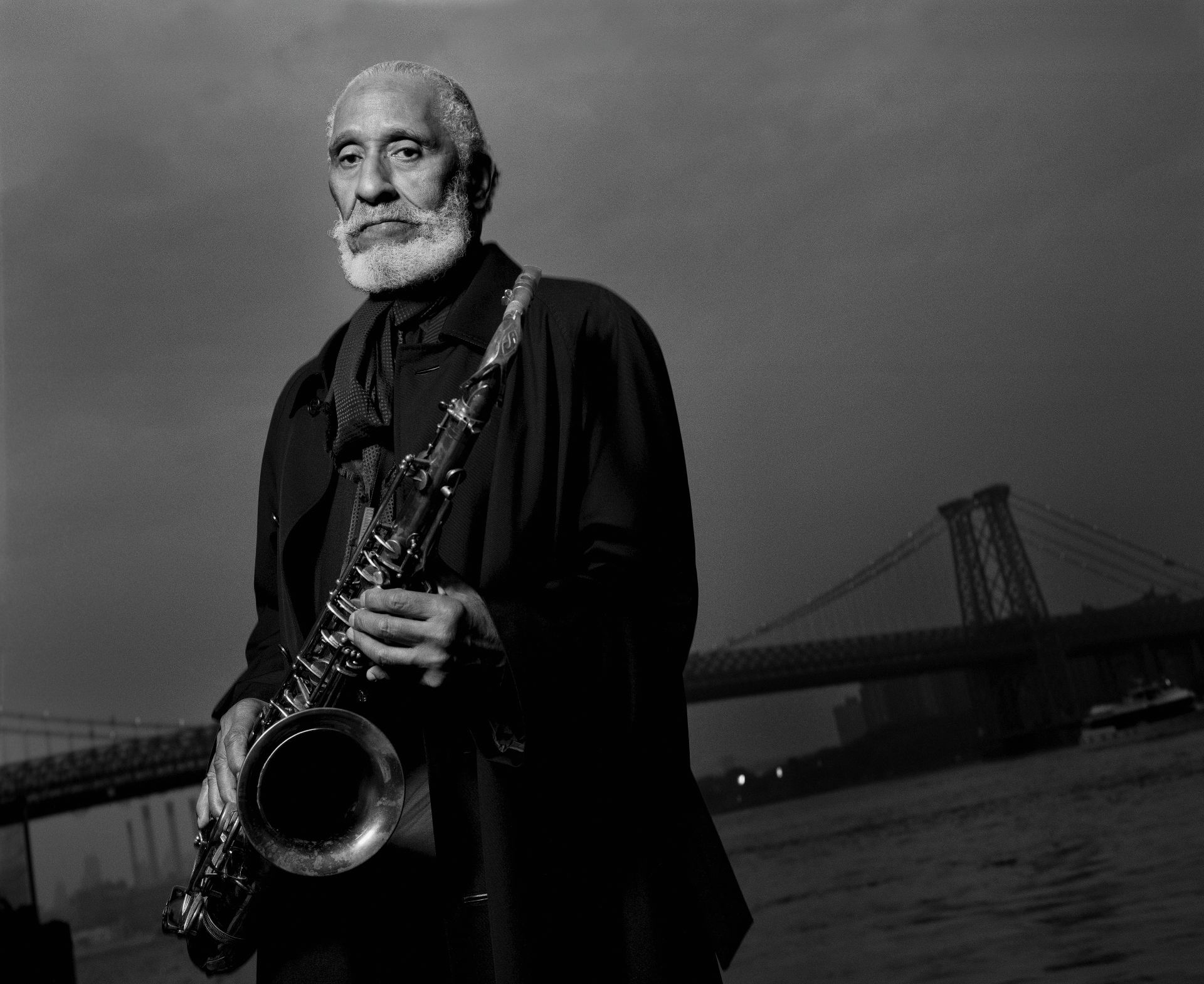 Sonny Rollins - Williamsburg Bridge - New York - 2005 ©Jimmy Katz