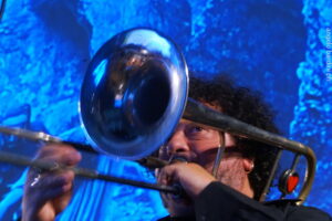 Mauro Ottolini al trombone